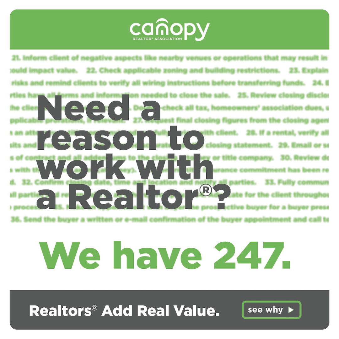 Need a reason to work with a Realtor®? We have 247.